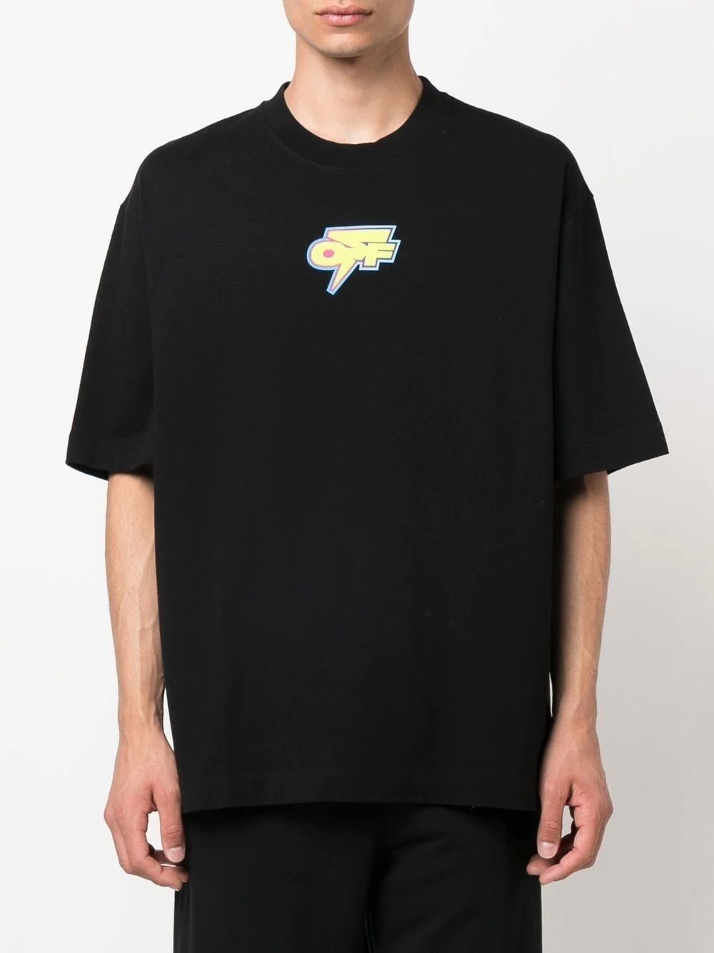 logo-print oversized T-shirt - 3