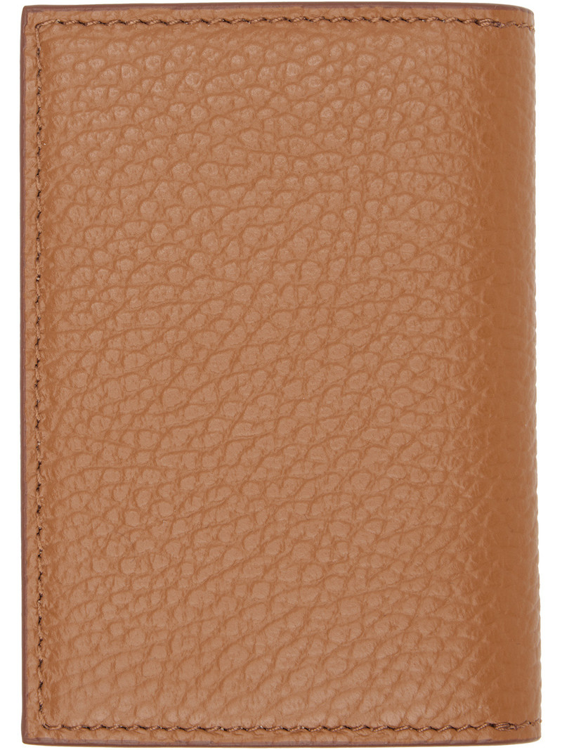 Givenchy Tan Flap Card Holder outlook