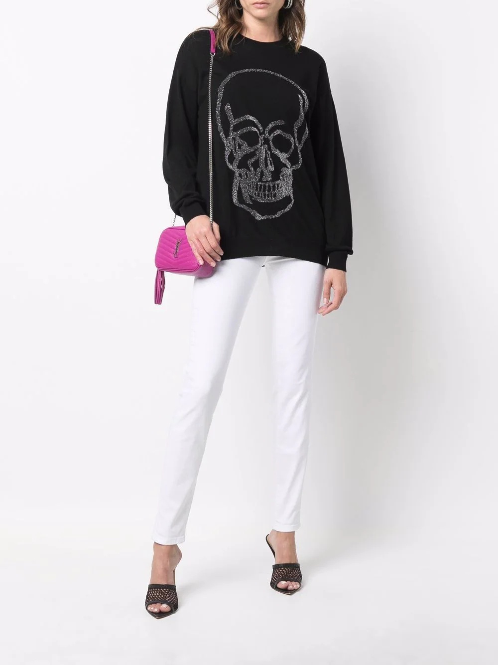 skull-print jumper - 2