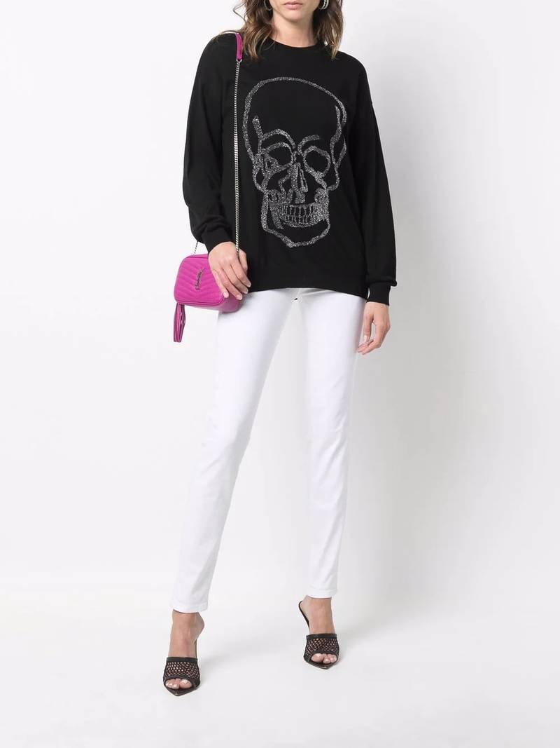 PHILIPP PLEIN skull-print jumper outlook