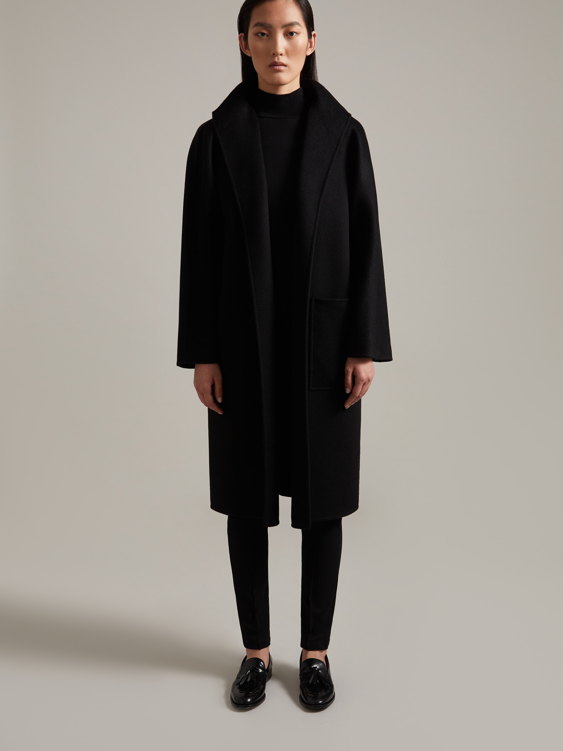 コート Max Mara  MAX MARA Lilia Coat Max Mara Lilia cashmere wrap coat Max Mara