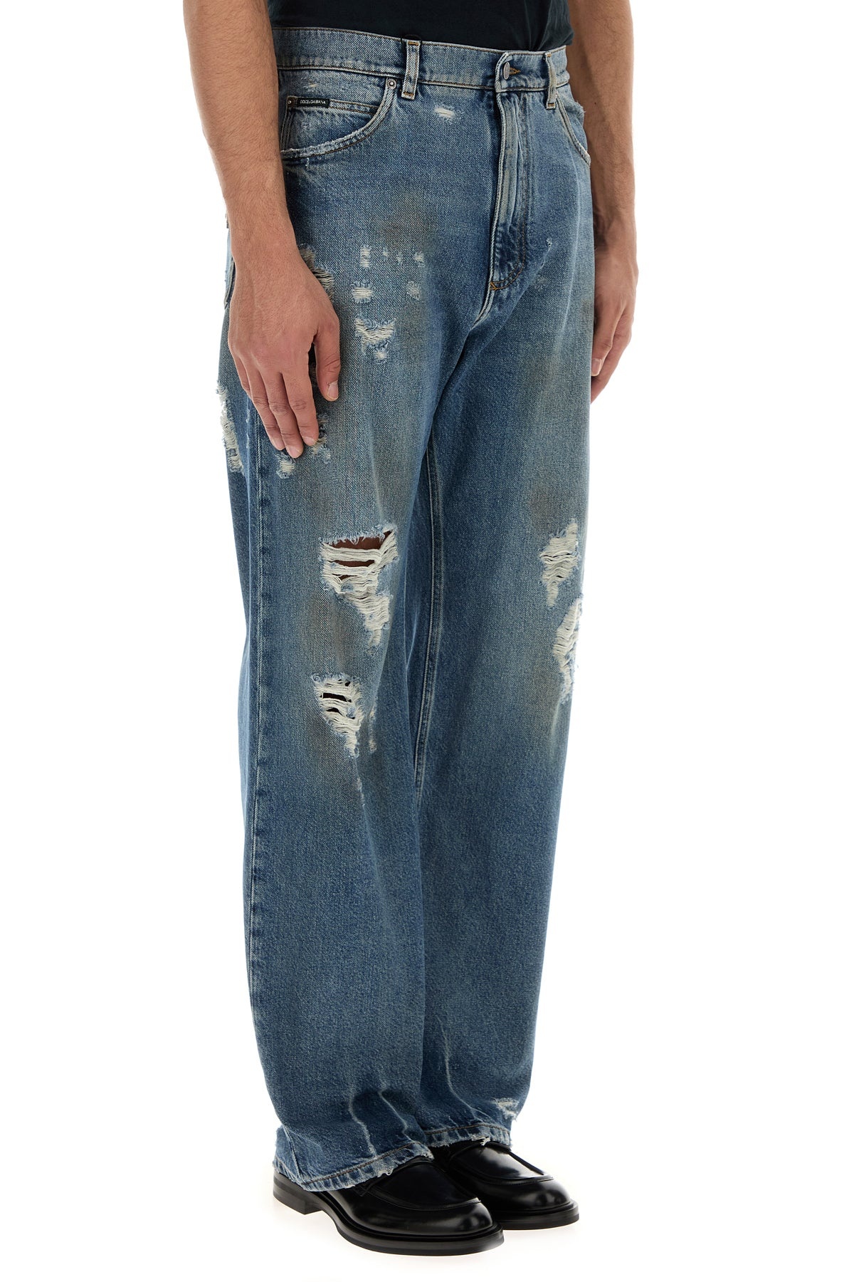 Denim wide-leg jeans - 3