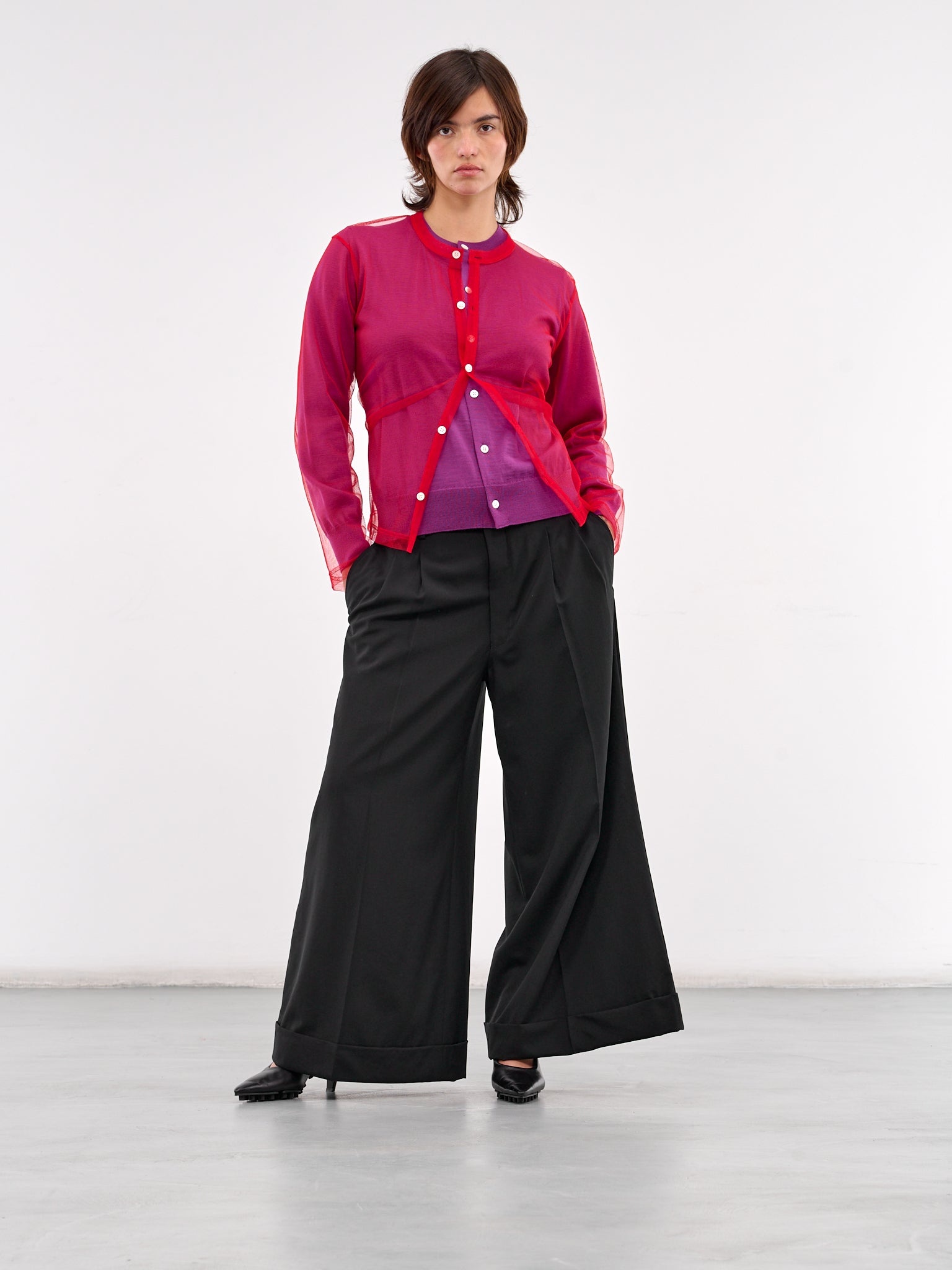Ultra Wide Leg Trousers - 6