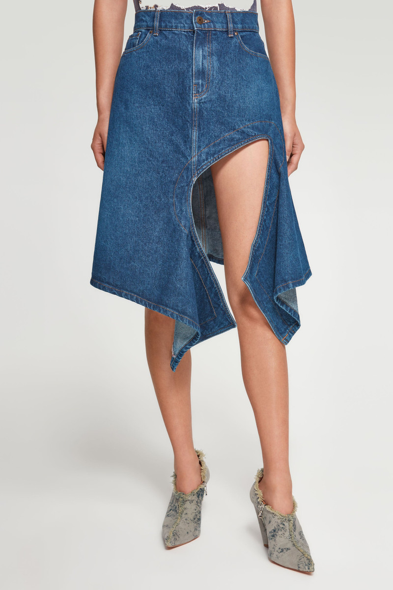 Cut Out Denim Mini Skirt 3