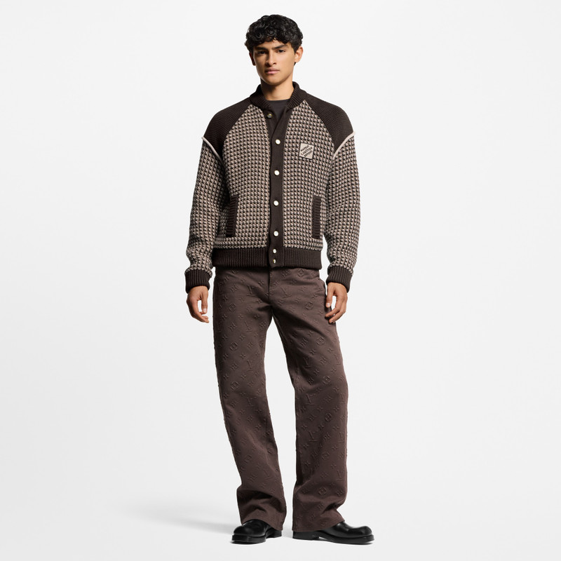Louis Vuitton Knitted Cotton Jacquard Bomber outlook