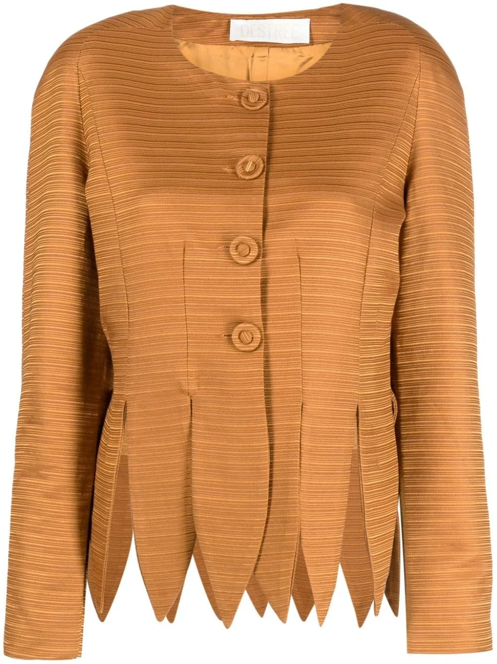 Wade ribbed satin jacket - 1