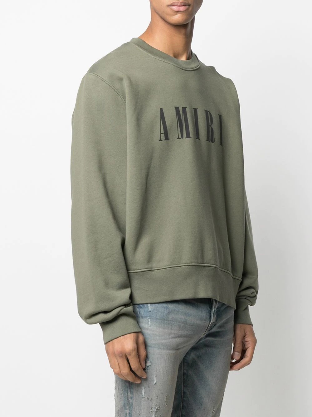 logo-print cotton sweatshirt - 3