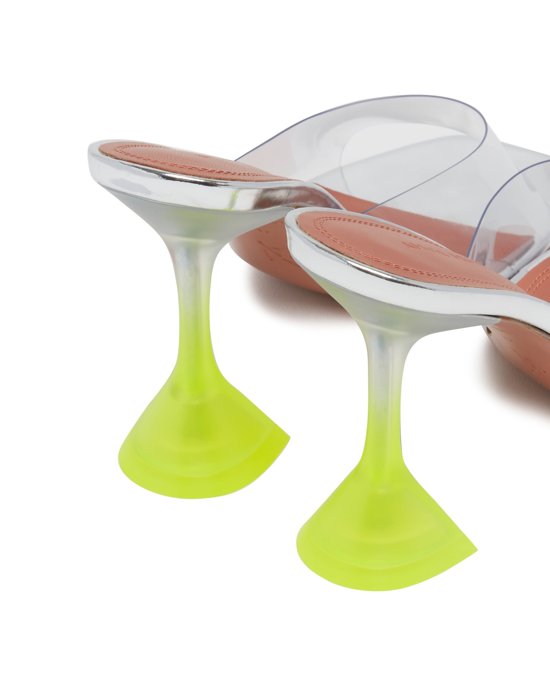 Glass Lupita Mules - 6