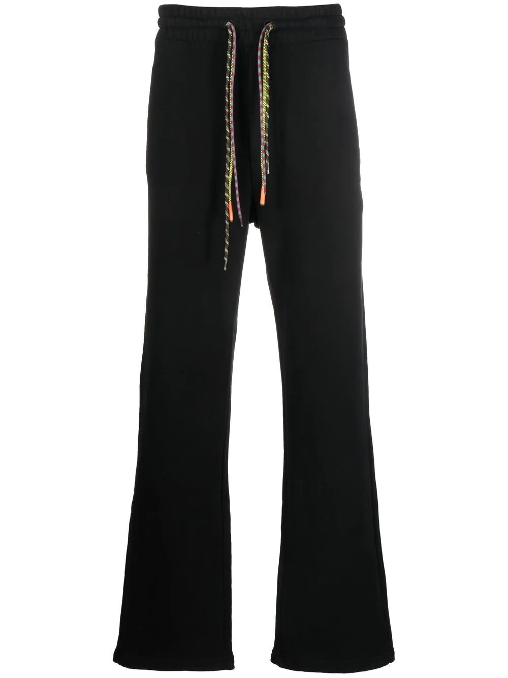 wide-leg organic-cotton track pants - 1