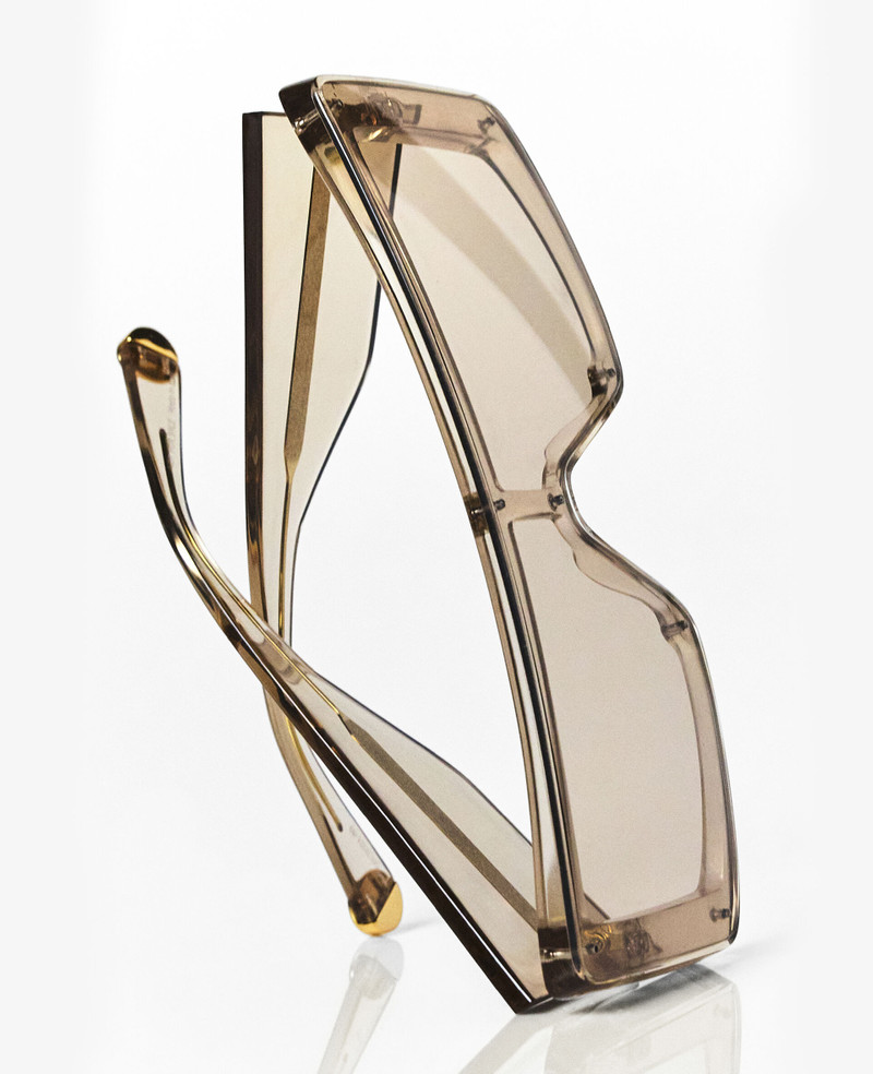 Stella McCartney Translucent Square Sunglasses outlook
