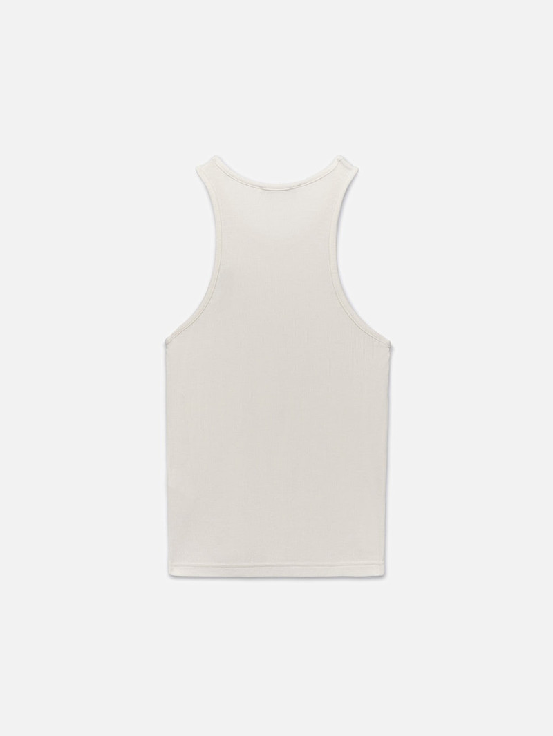 FRAME Ritz Women's Rib Tank in White outlook