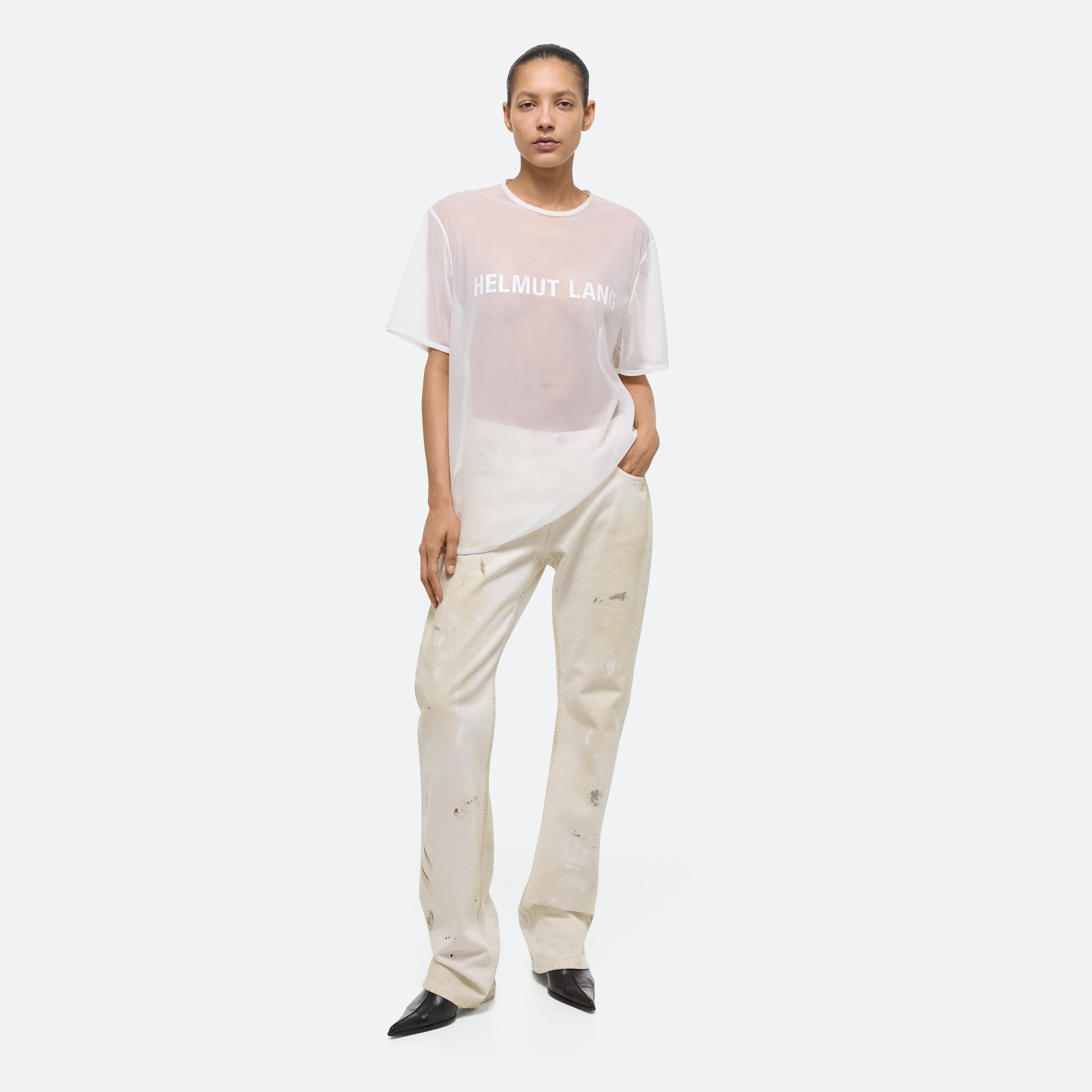 SHEER LOGO TEE - 3