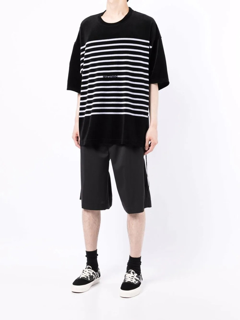 striped skull-print T-shirt 3