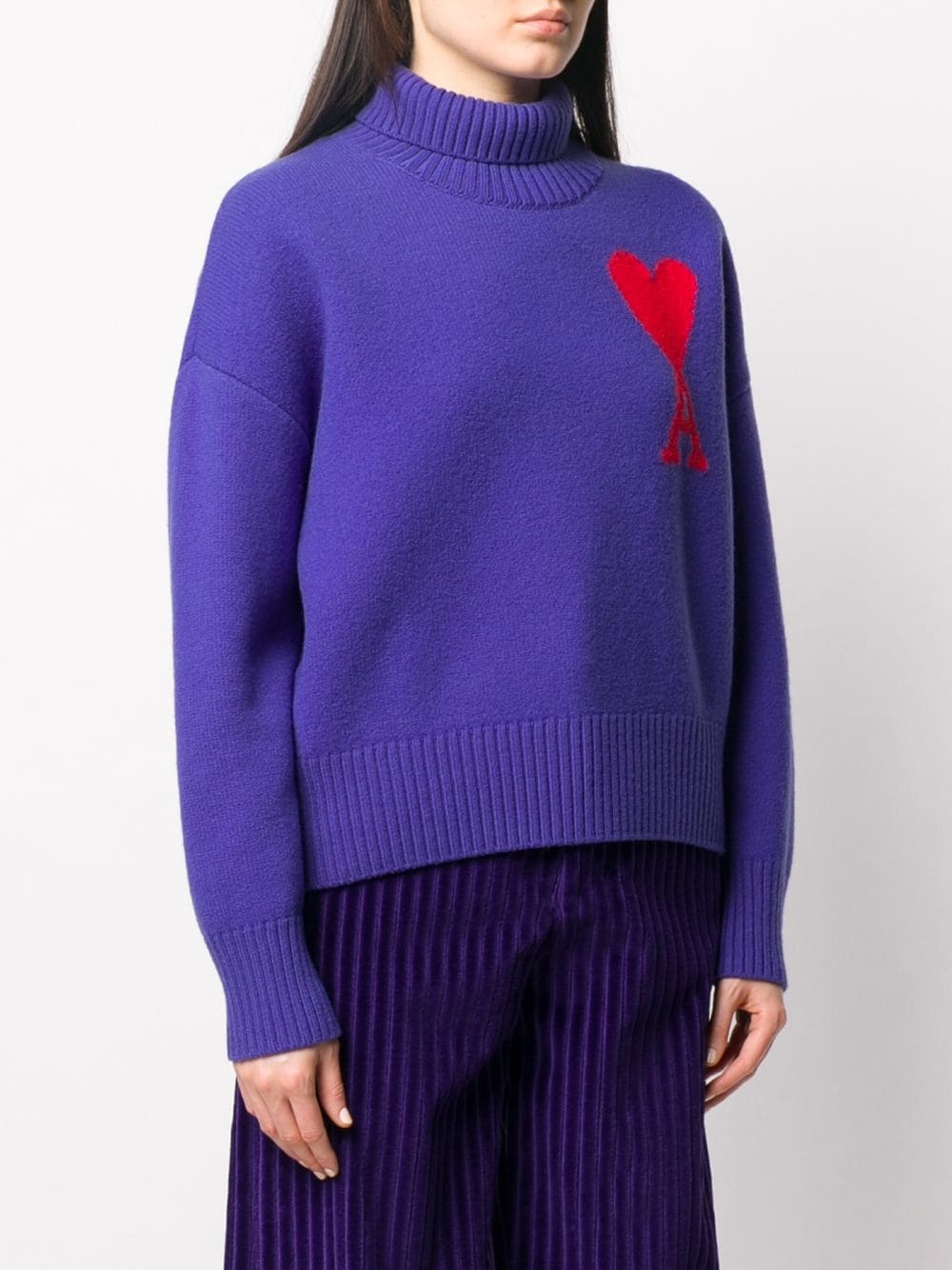 Ami de Coeur intarsia jumper - 3