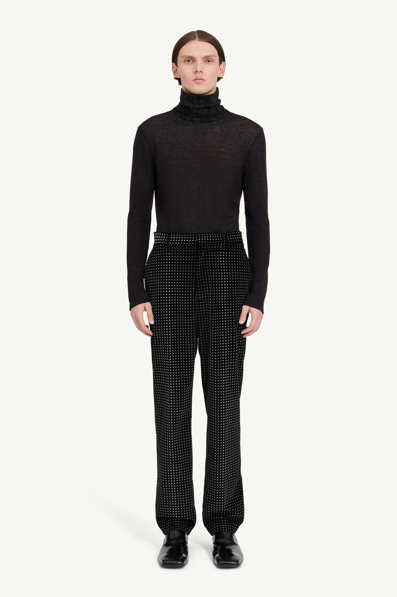 MM6 Maison Margiela Star velvet trousers outlook