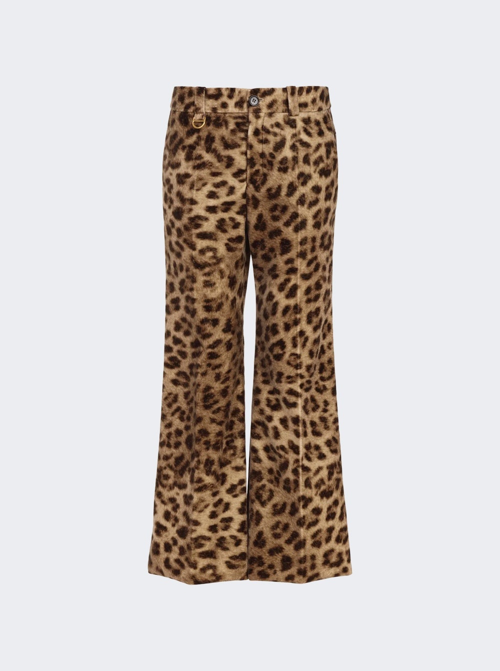 Leopard Trousers Worn Brown - 1