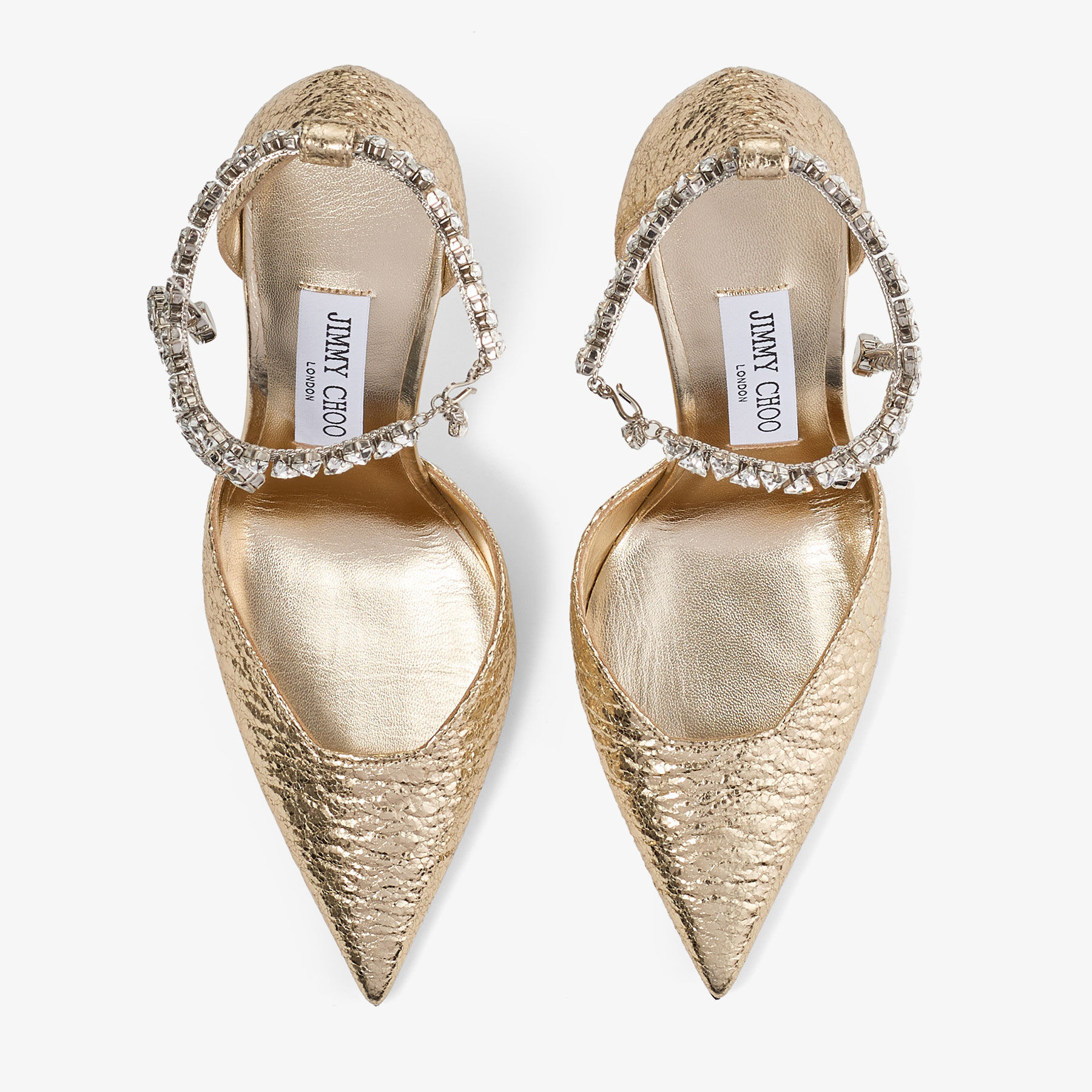 Stevie 100
Gold Crushed Metallic Pumps - 5