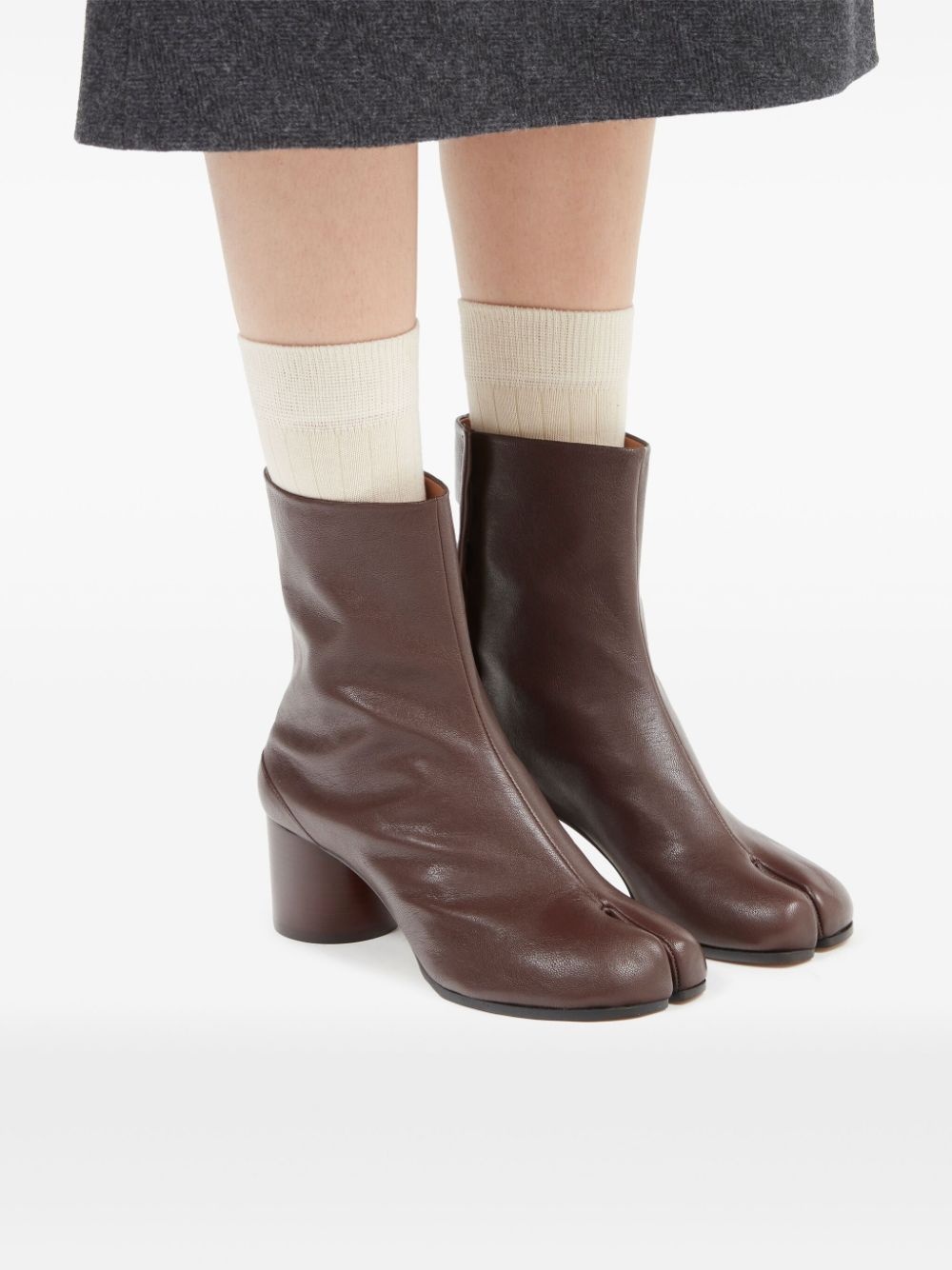 Tabi 60mm leather ankle boots - 6