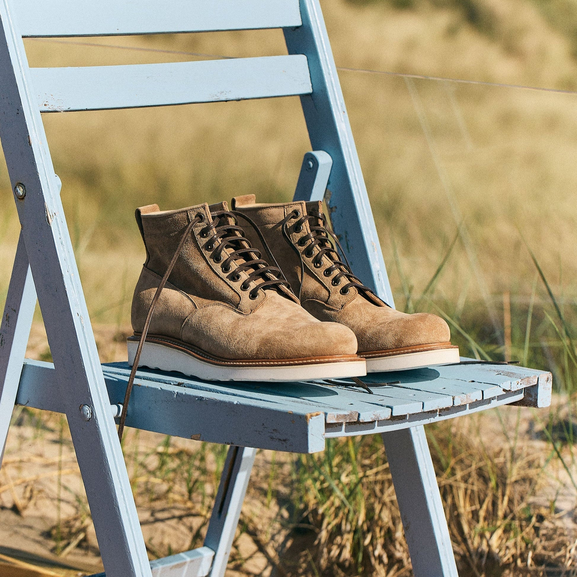 Scout - Peanut Papillon Calf Suede - 8