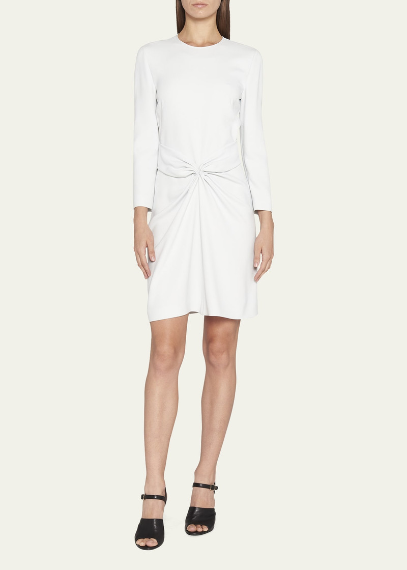 GIORGIO ARMANI Ruched Long-Sleeve A-Line Dress outlook
