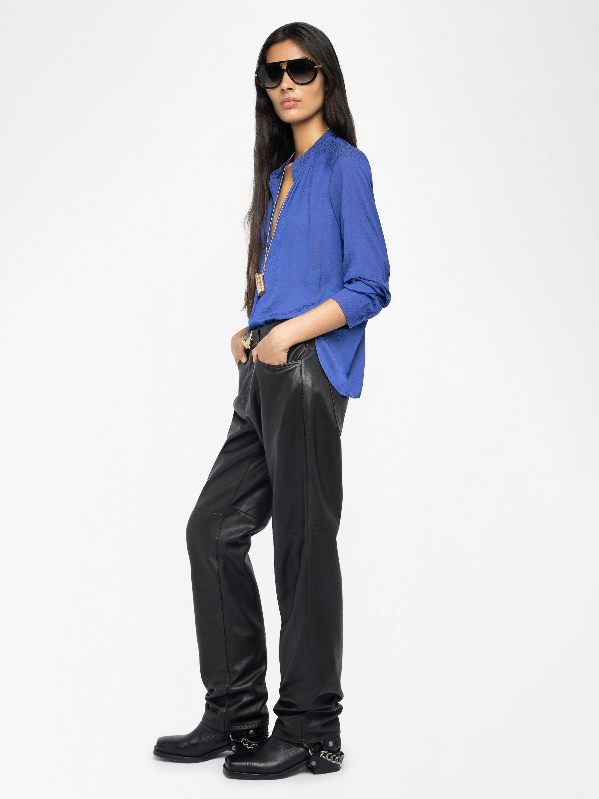 Tink Satin Blouse - 6