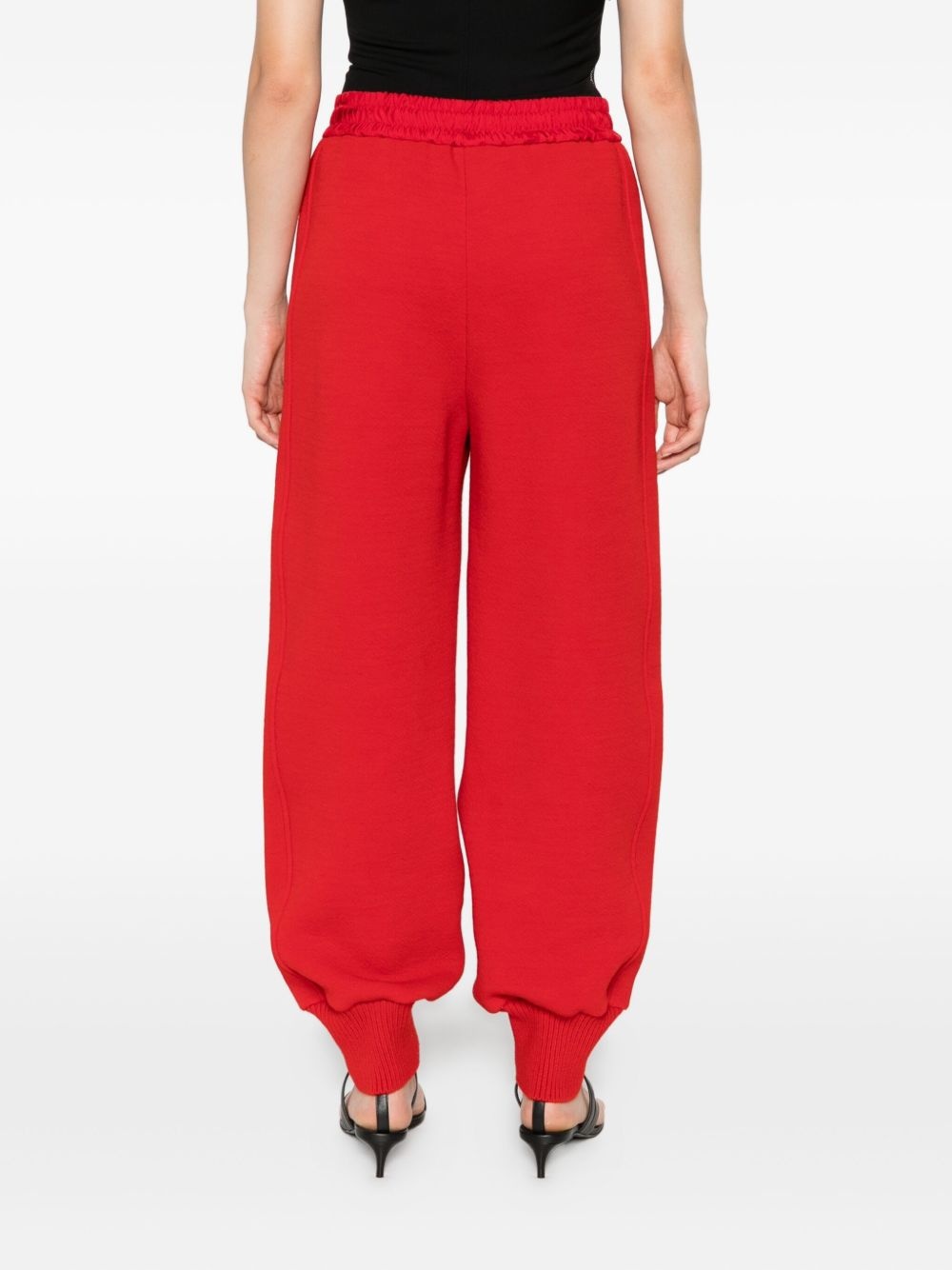 elasticated track pants - 4