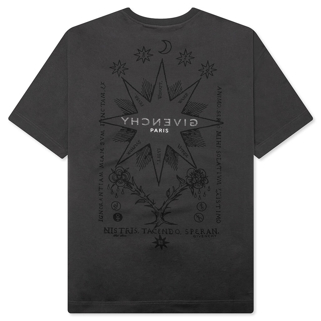 TAROT PRINT REVERSE T-SHIRT - ROSEWOOD - 2