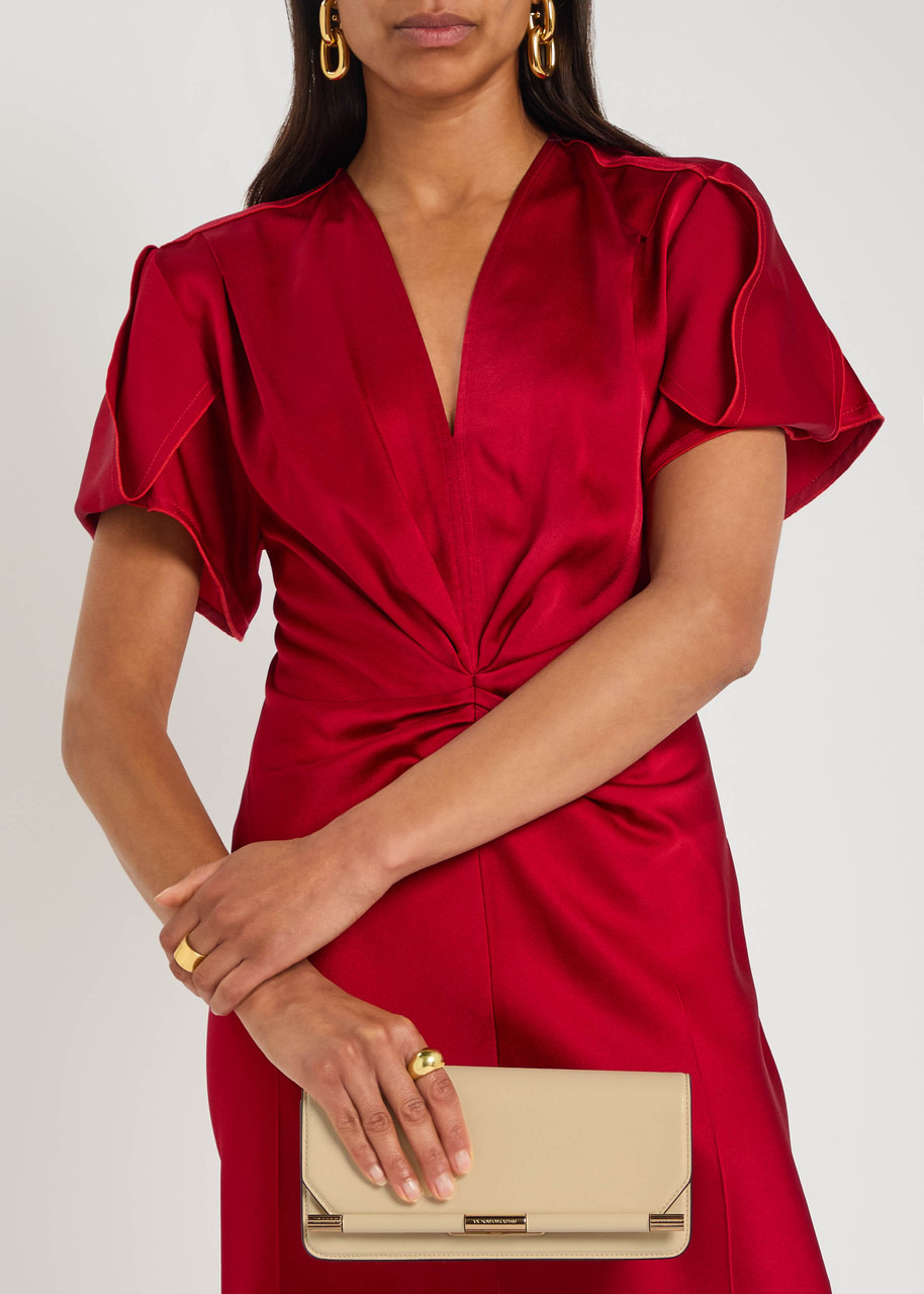 Victoria Beckham The 202 Grained Leather Clutch - 5