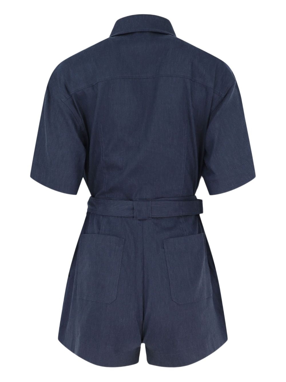 belted playsuit - 2