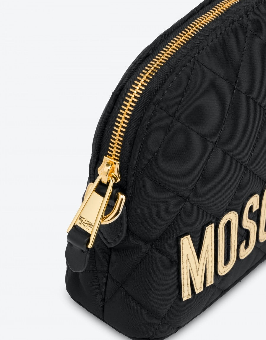 QUILTED SHOULDER BAG WITH LOGO - 4