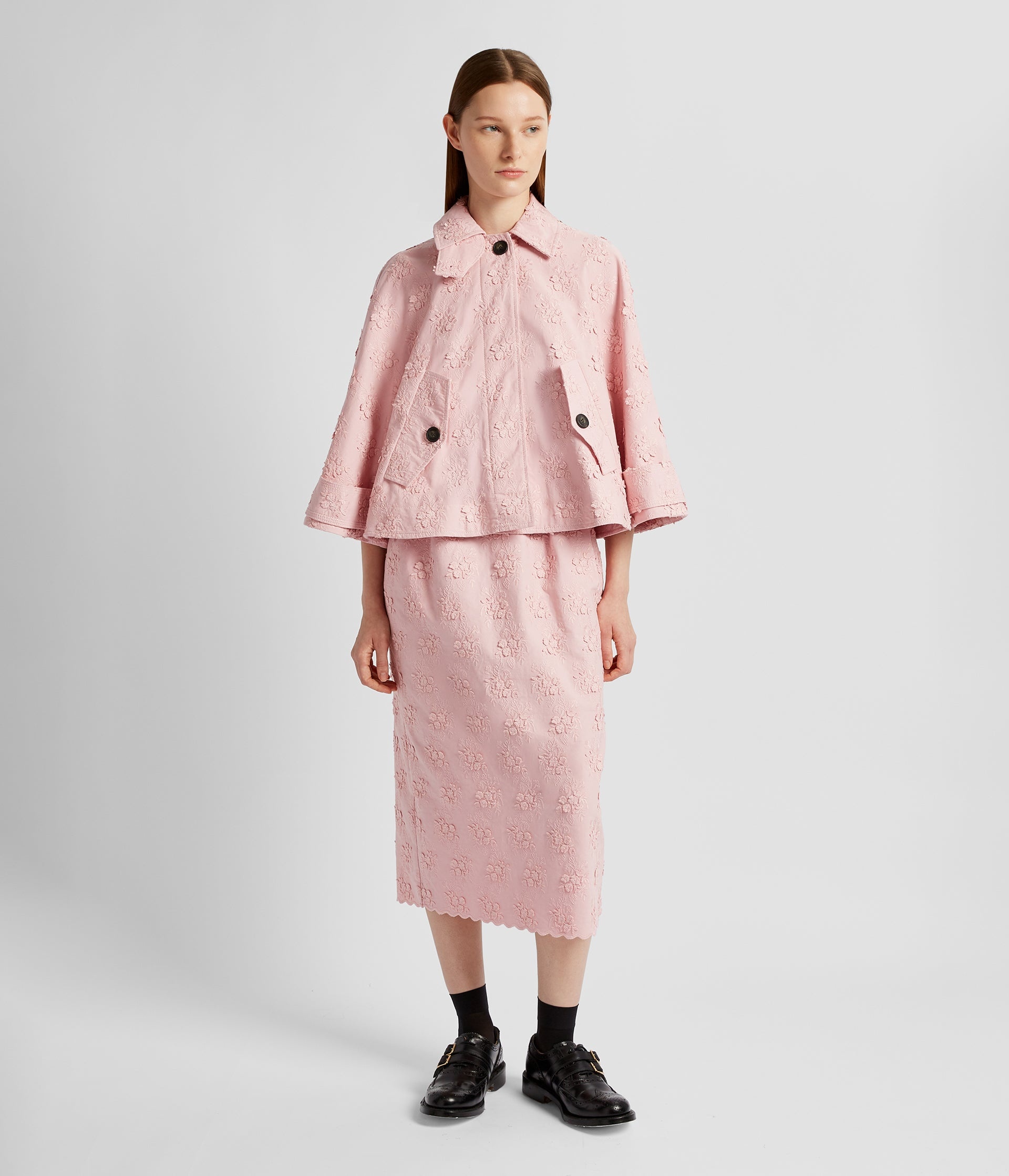 CROPPED TRENCH JACKET - 4