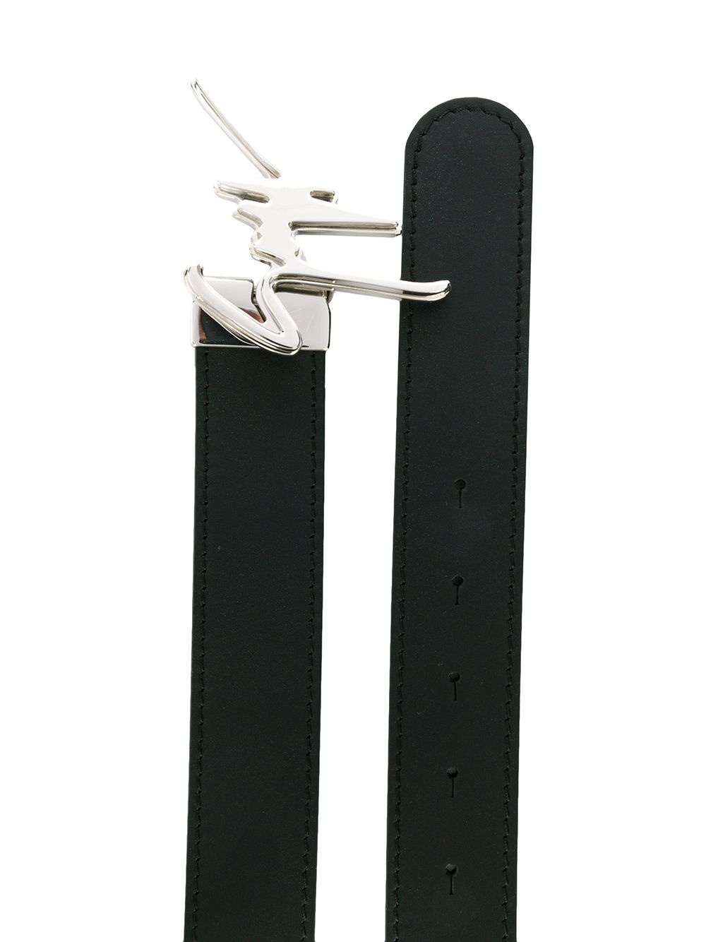 logo embellished belt - 2