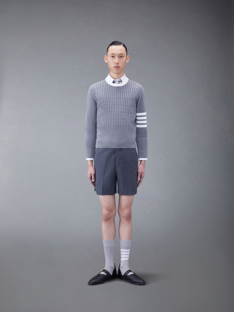 4-Bar cable-knit sweatshirt 3