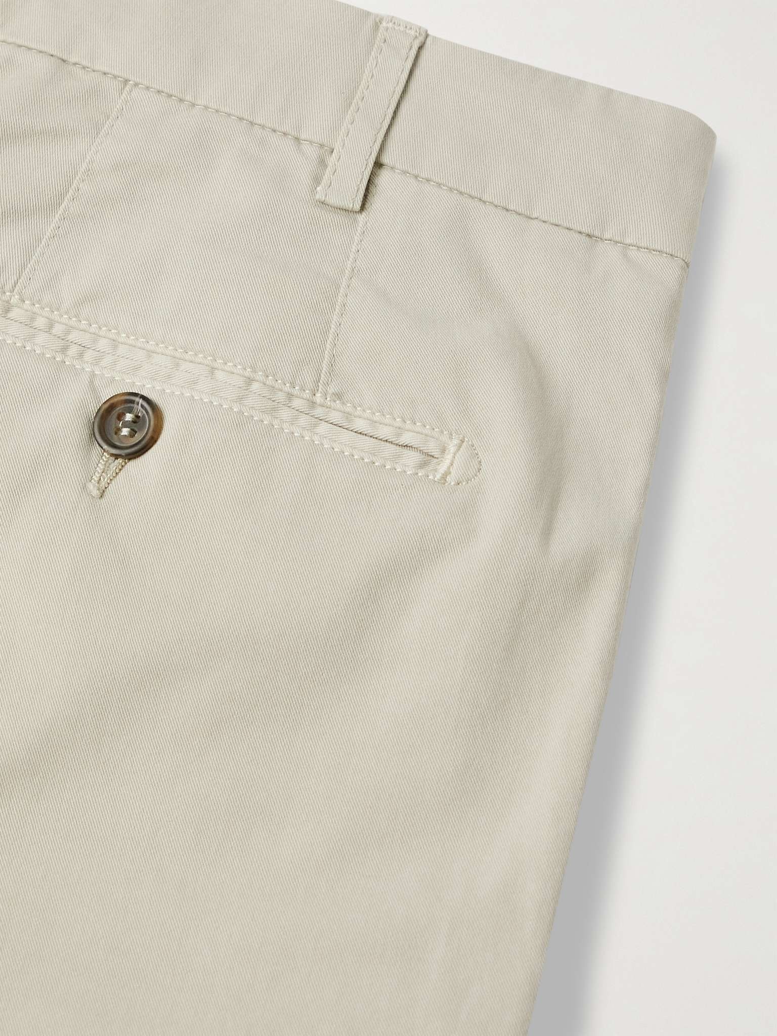 Stretch-Cotton Twill Shorts - 5