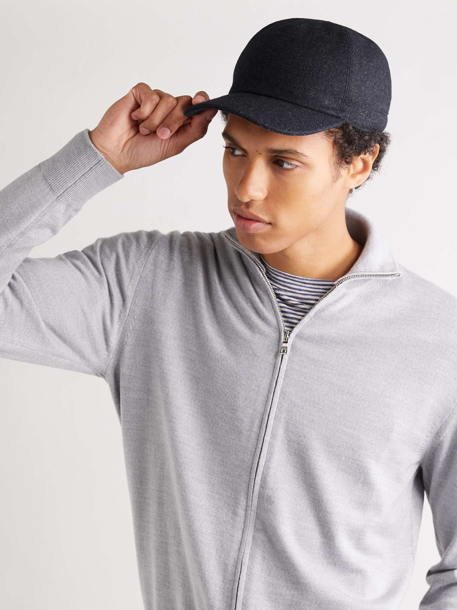 Virgin Wool and Cashmere-Blend Baseball Cap - 2