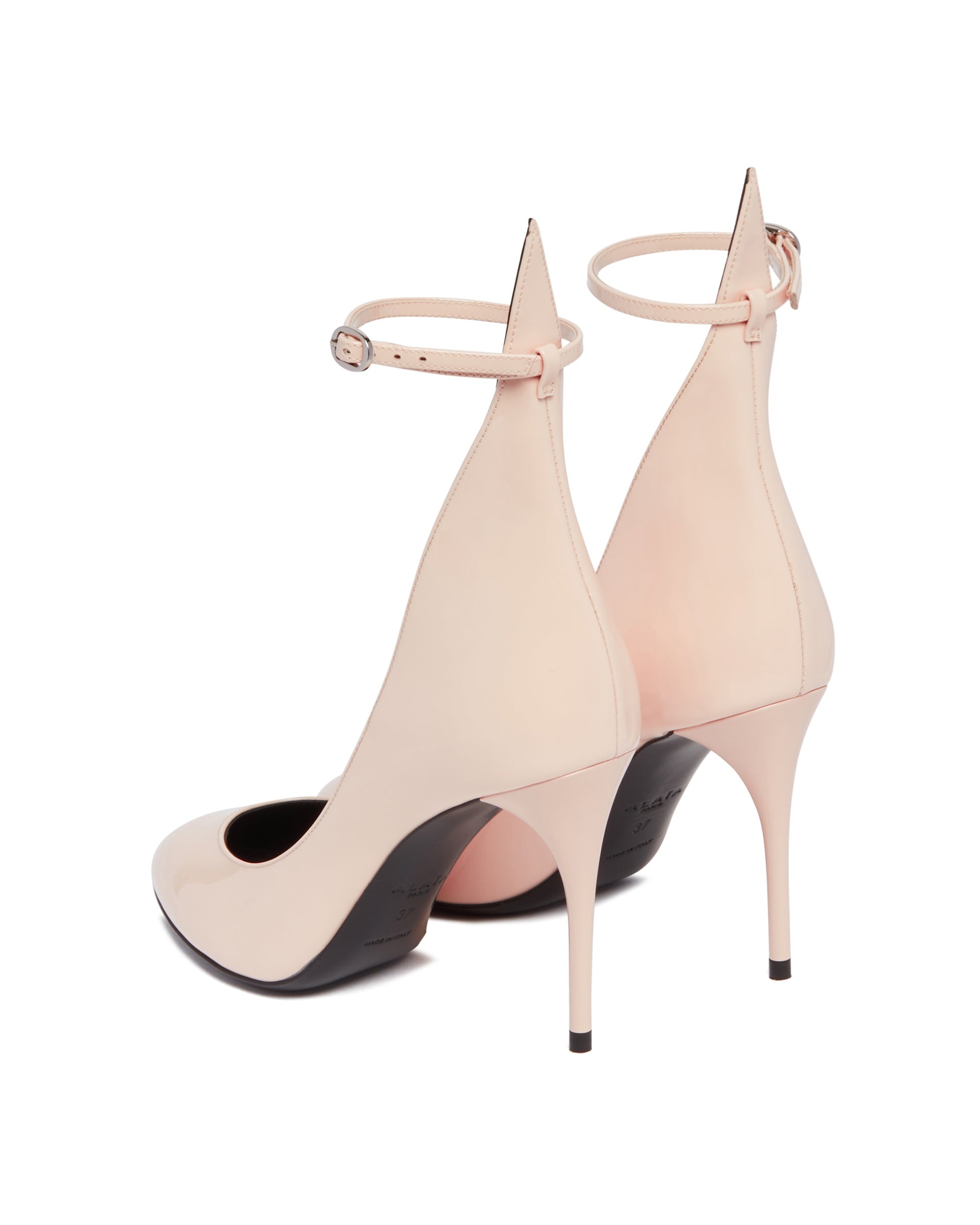 Pink Patent Leather Pumps - 5