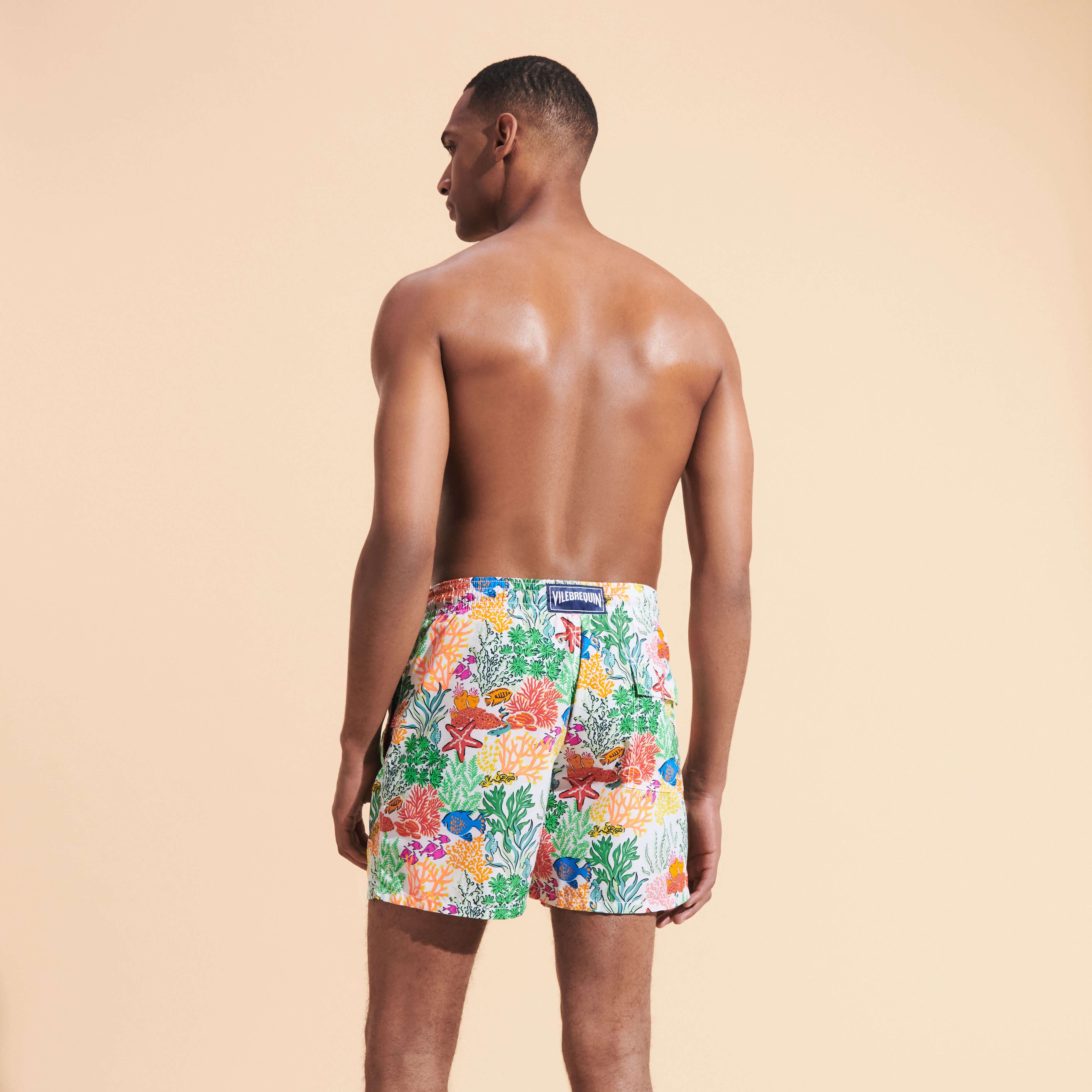 Men Swim Trunks Fonds Marins Multicolores - 4