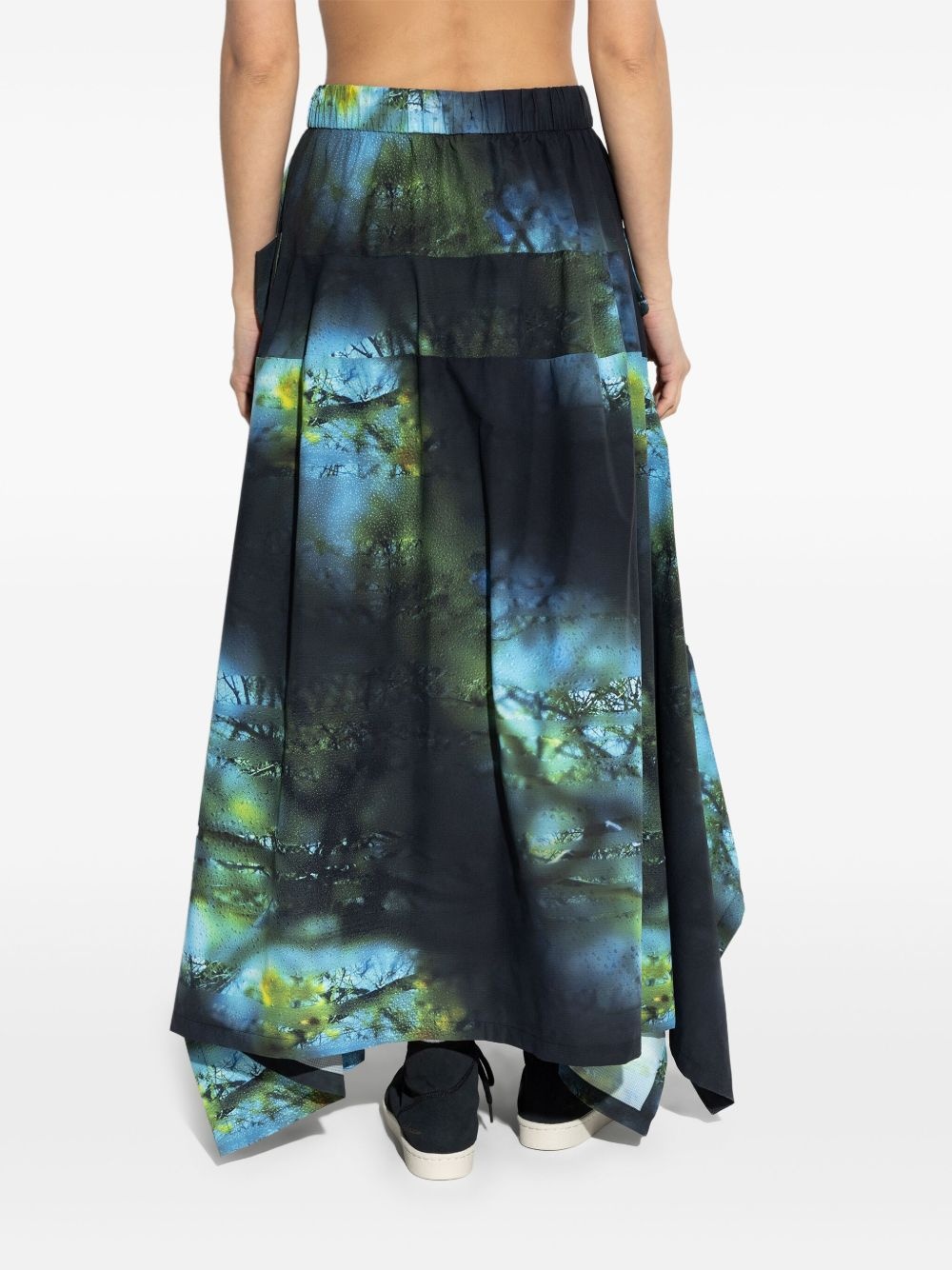 printed maxi skirt - 4