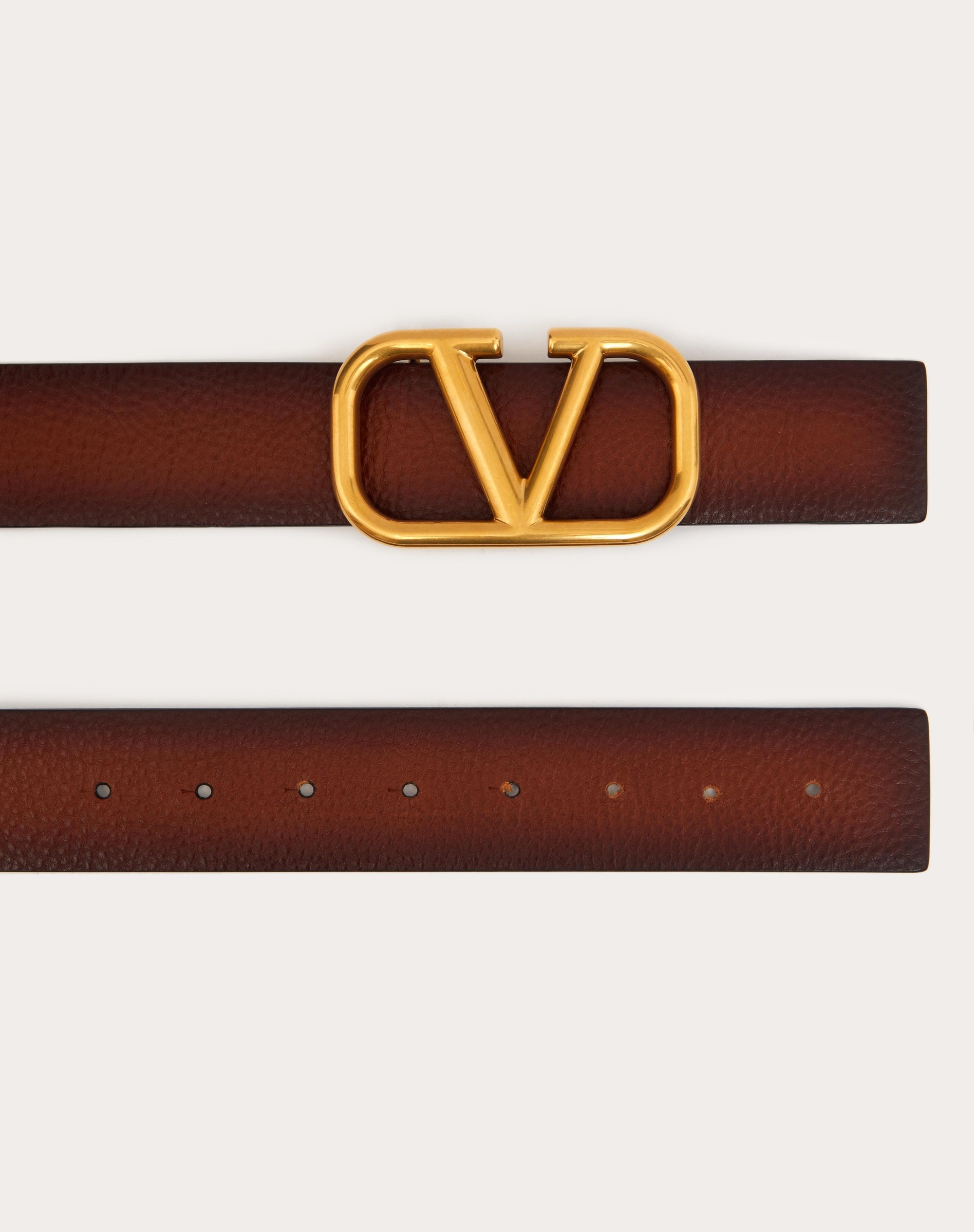VLOGO SIGNATURE BUFFERED COWHIDE BELT 40 MM - 3