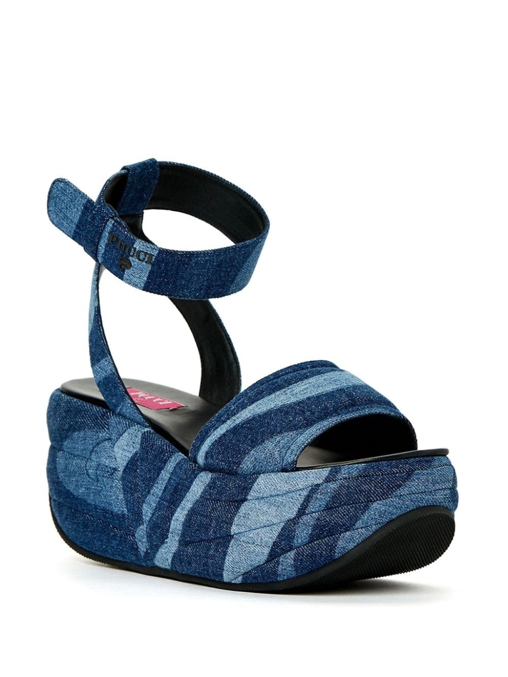 Pucciami denim platform sandals - 2