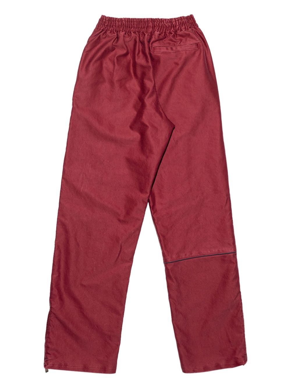 panelled zip-detail trousers - 2