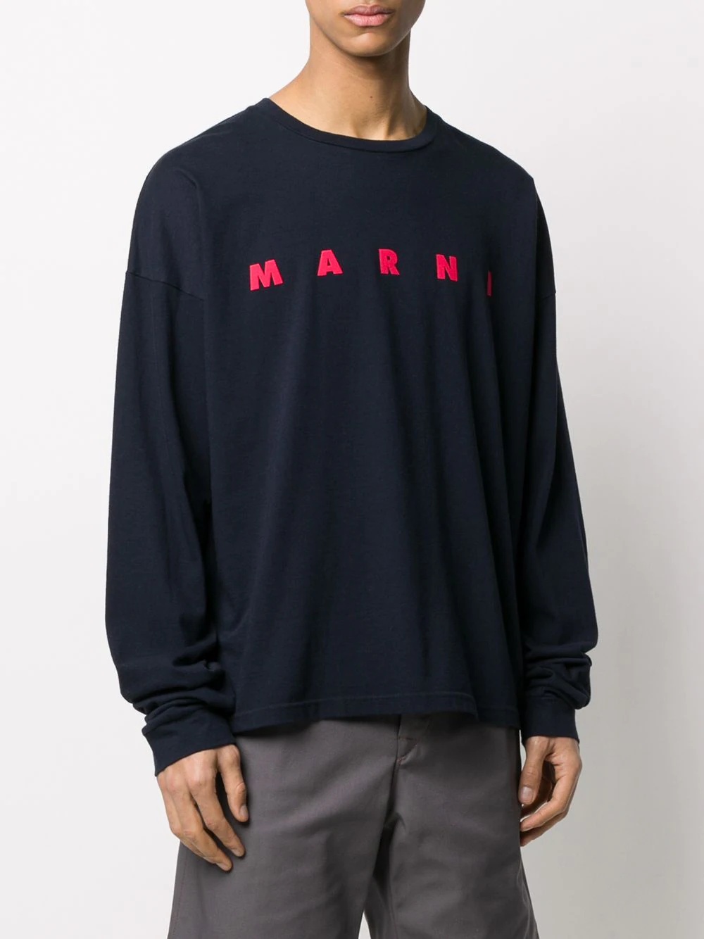 logo long-sleeved T-shirt - 3