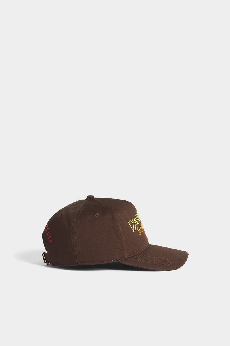 SUMMER LOVERS EMBROIDERED BASEBALL CAP - 4