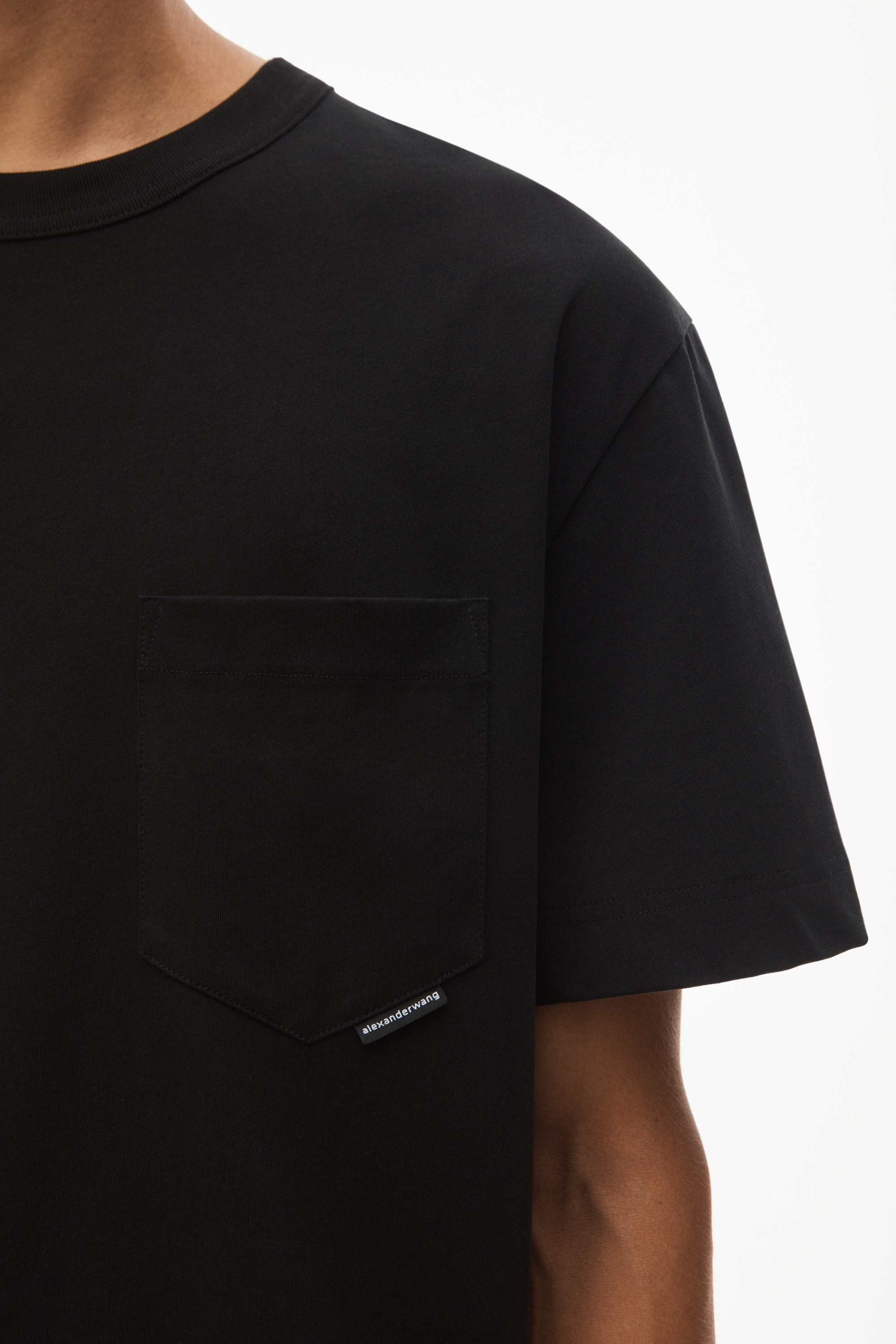 POCKET TEE IN HIGH TWIST JERSEY - 5