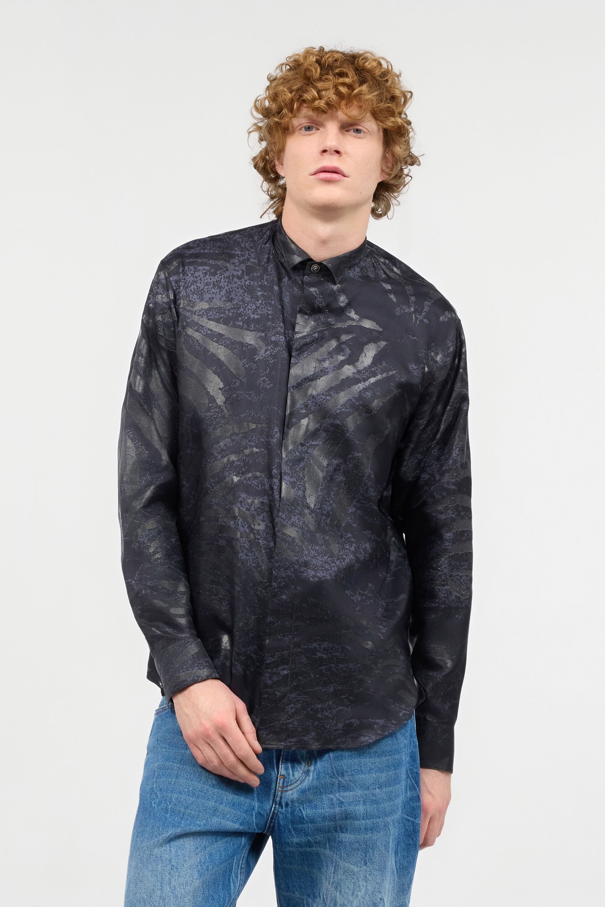 Animal-Print Silk Shirt - 3