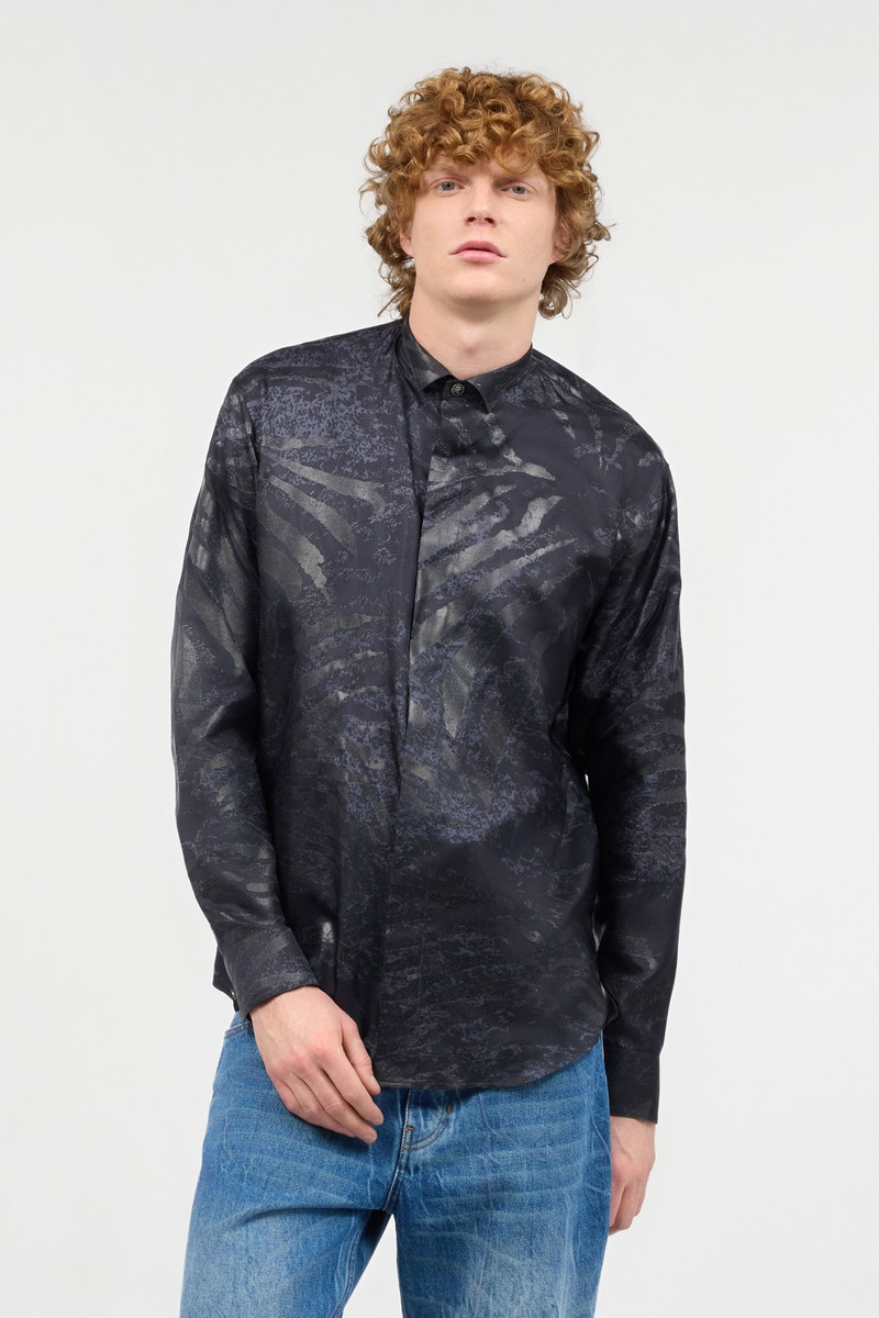 Animal-Print Silk Shirt 3