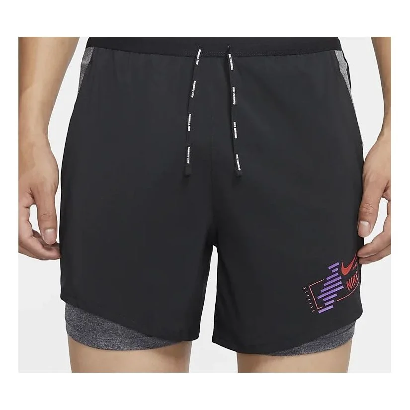 Nike FLEX STRIDE FUTURE FAST 2-IN-1 Running Shorts Black CU5475-010 - 1