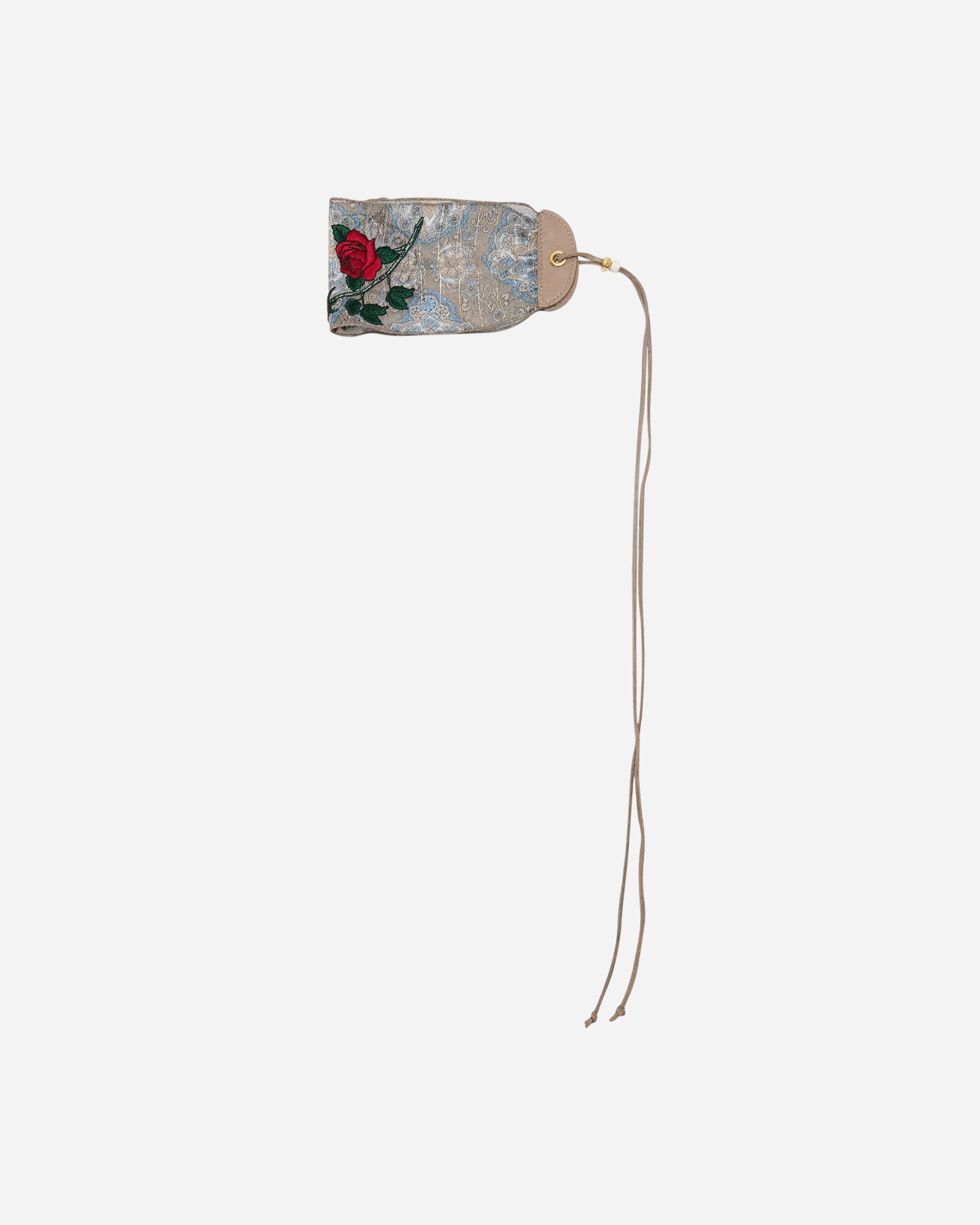 Women's Silk Choker Beige - 2