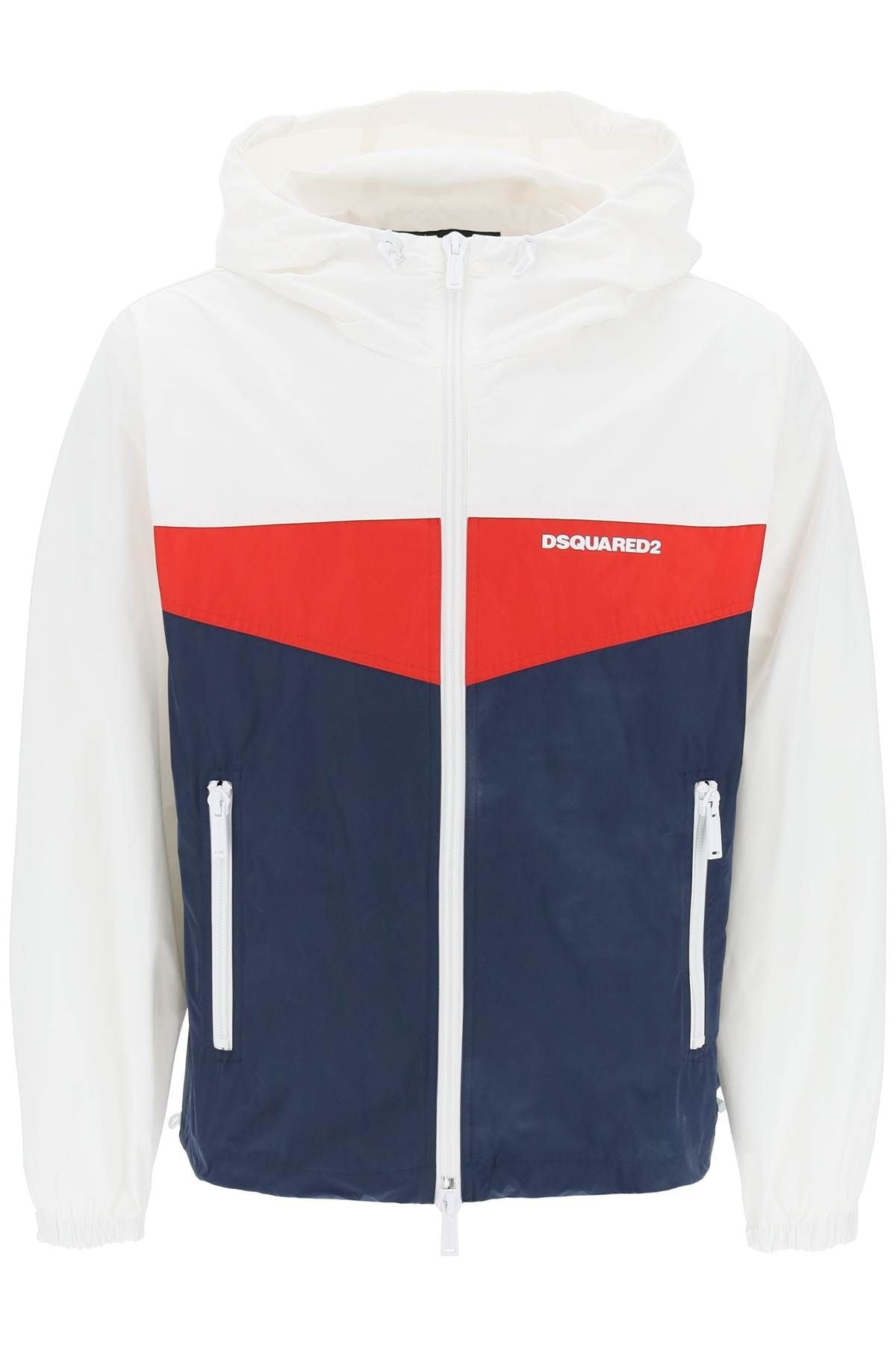 COLOR BLOCK WINDBREAKER JACKET - 1