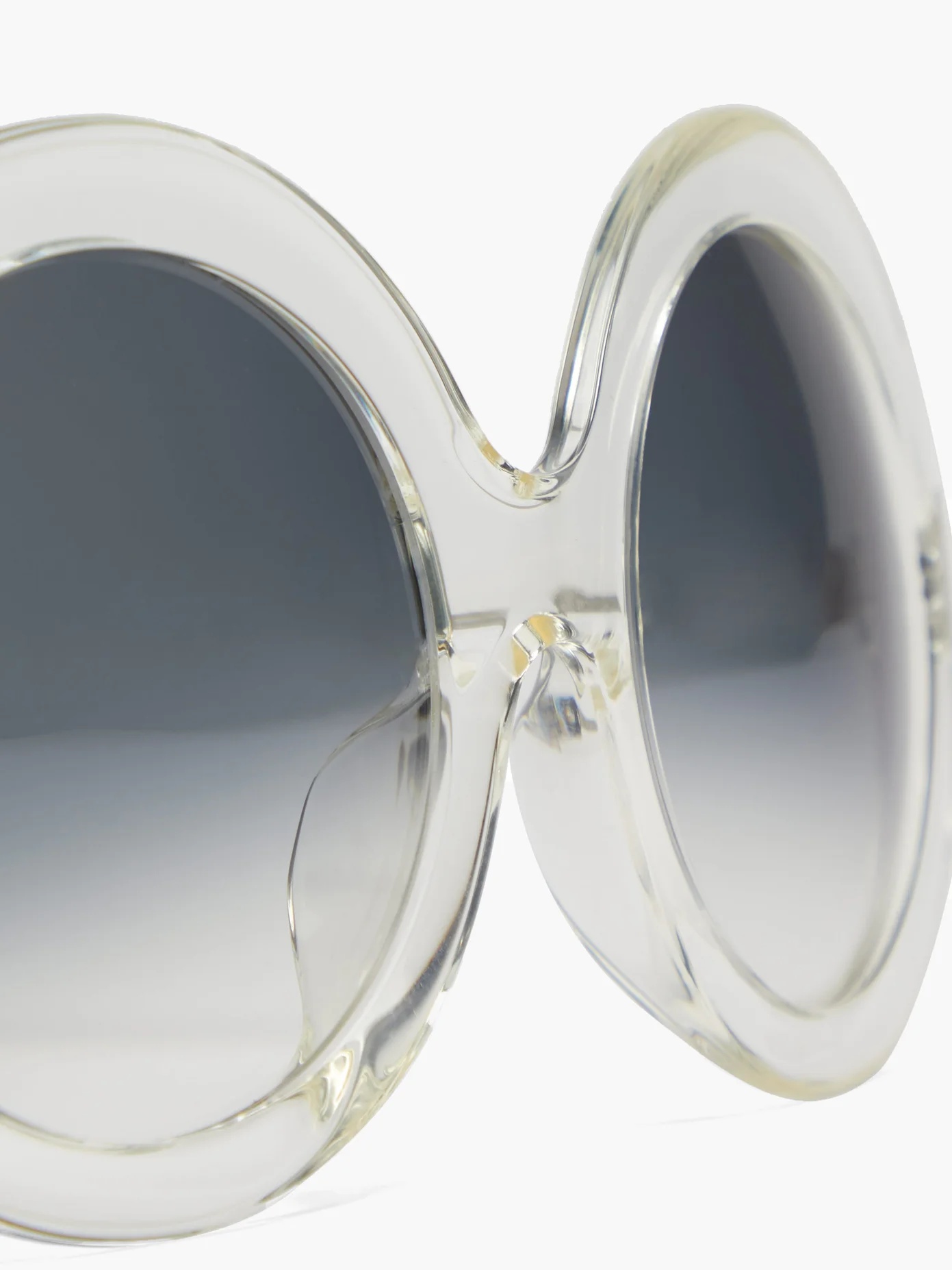 Round acetate sunglasses - 6